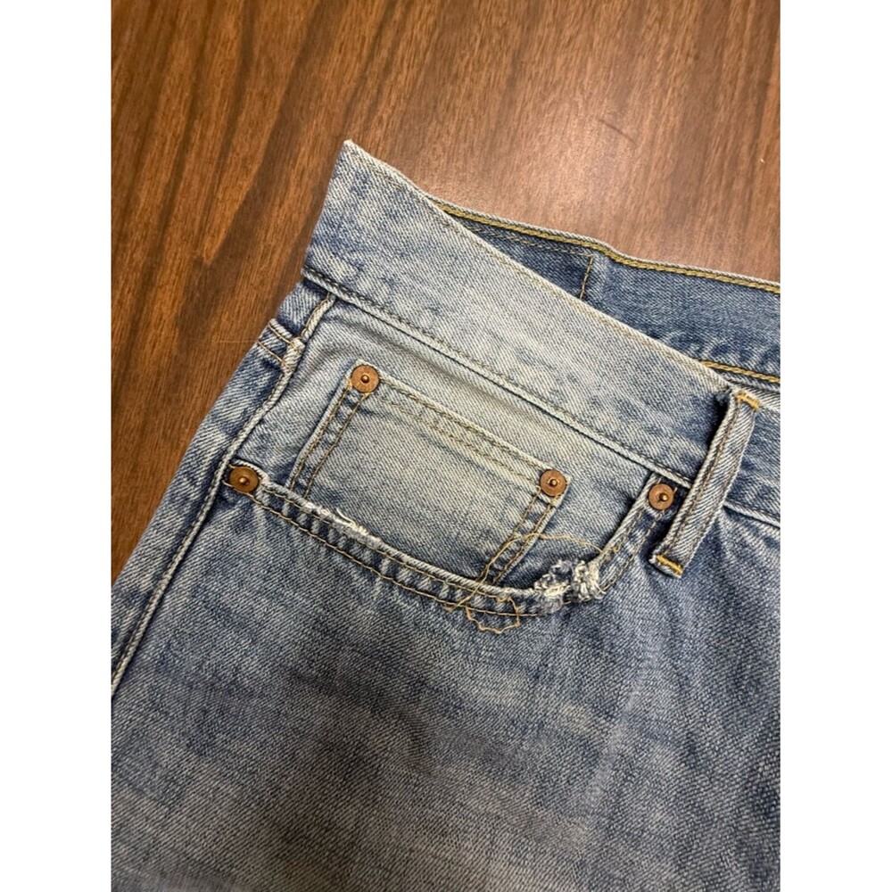 American Eagle Outfitters Men’s Light Wash Relaxed Jeans Size 34” x 34” - Picture 5 of 16
